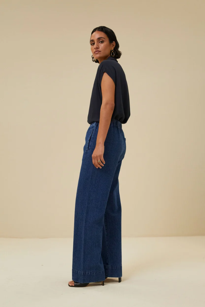 By Bar - Kiek Viscose Top - 701 Graphite