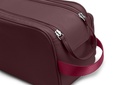 Doppel-Waschtasche | beere | beere | silber | genarbt