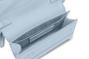 LILO | hellblau | silber | genarbt