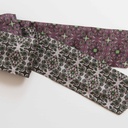 Les Belles Vagabondes - Seidenschal Bandeau Casablanca Prune