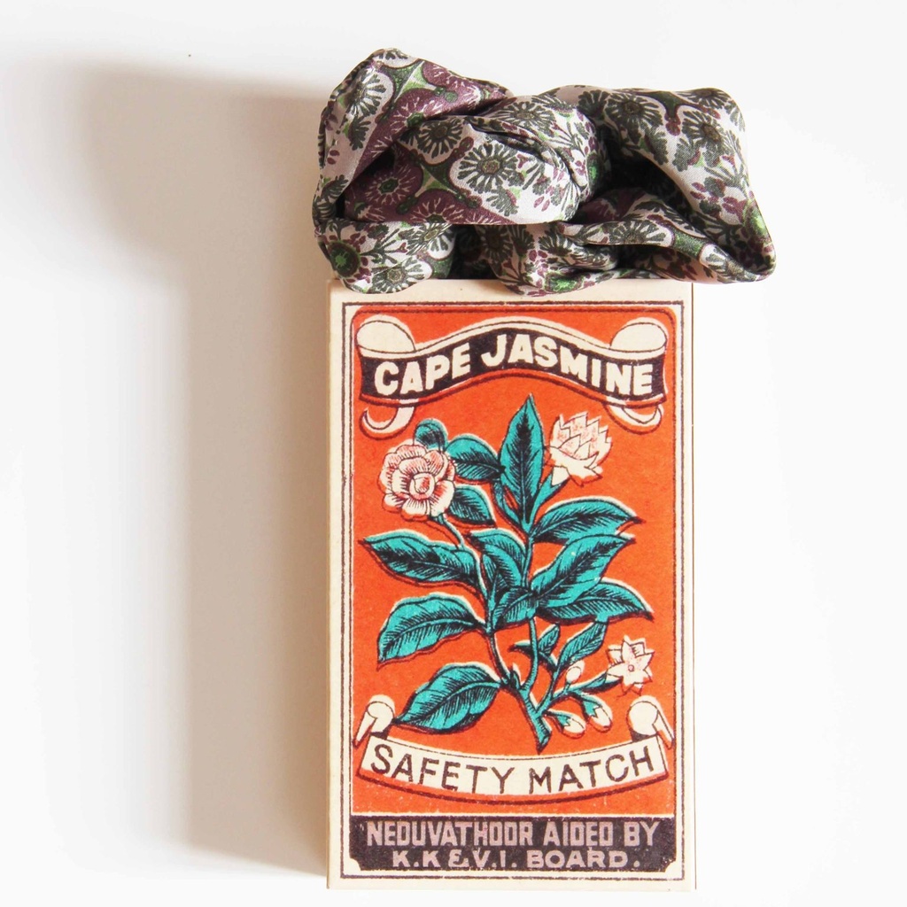 Les Belles Vagabondes - Seidentuch Mini Agadir prune