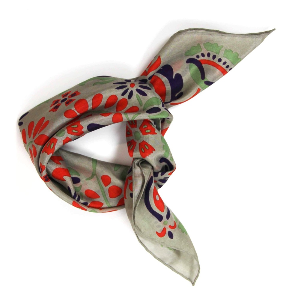 Les Belles Vagabondes - Seidentuch Mini Yulia Brique