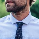 Billybelt - Krawatte Wool Tie - navy, yellow