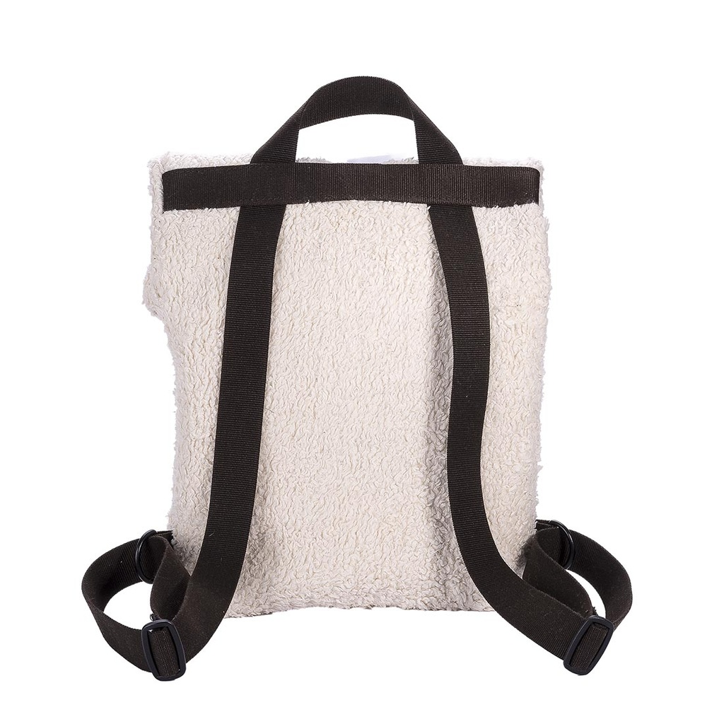 Maxx Factory - Rucksack LUCA Fluffy Cotton - aus 100% Bio Baumwolle & up-, recycling Filz - #952 beige