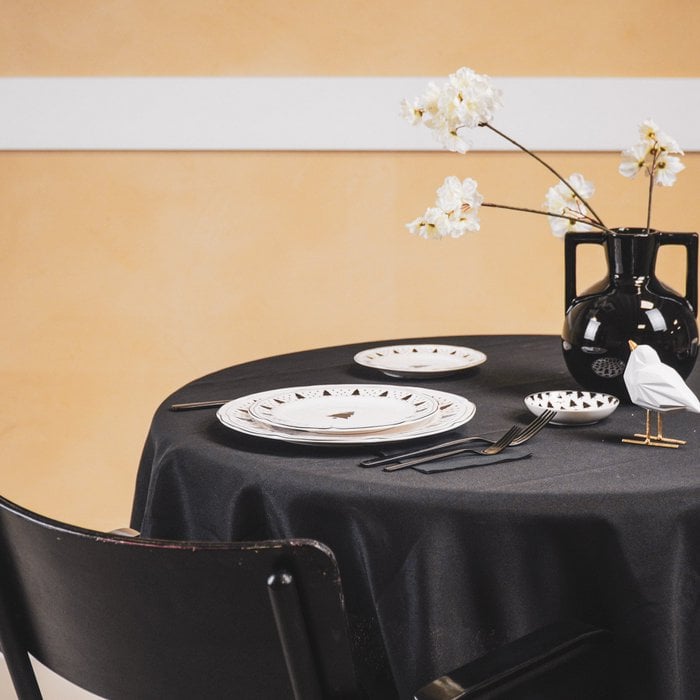 Housevitamin - großer Teller Plate Xmas Tree Newbone China 19,5x19,5x1,2cm