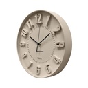 Housevitamin - Wall Clock Numbers Sand 30x30x4cm