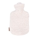 Maxx Factory - Wärmflasche MELLY Fluffy Cotton Teddy Baumwolle - 0,8 l - Herz braun