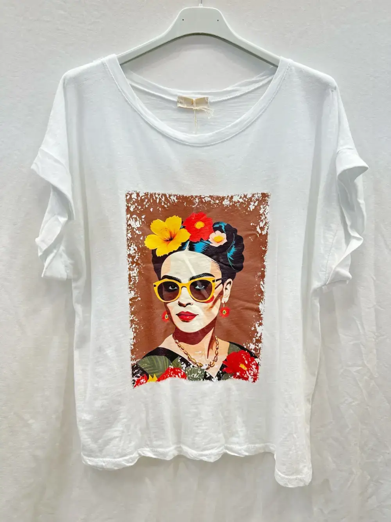 T-shirt Frida white - one size