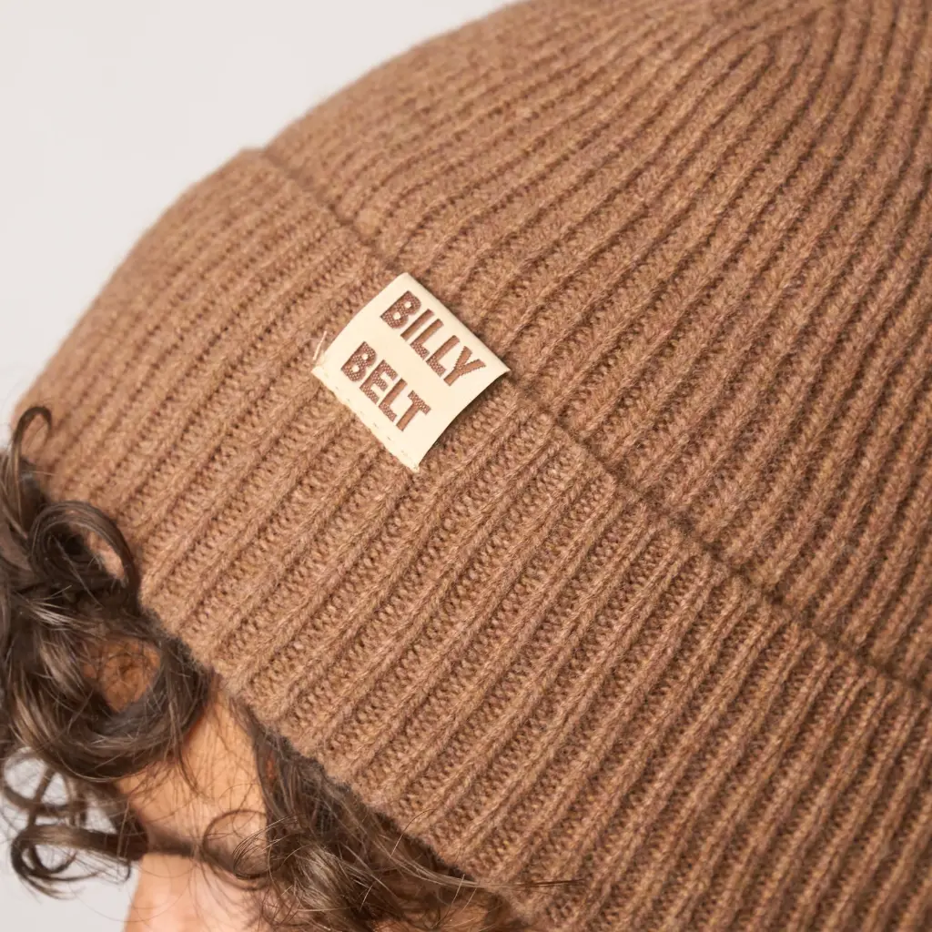 Billybelt - Bonnet Beanie Mütze 100% Wolle - brown