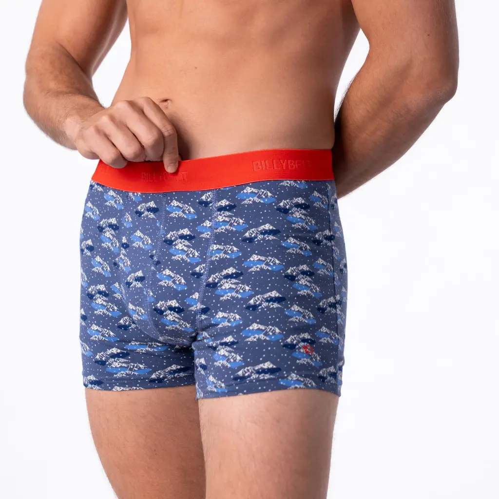 Billybelt - Boxershorts Boxer Brief Bio-Baumwolle - Glacier