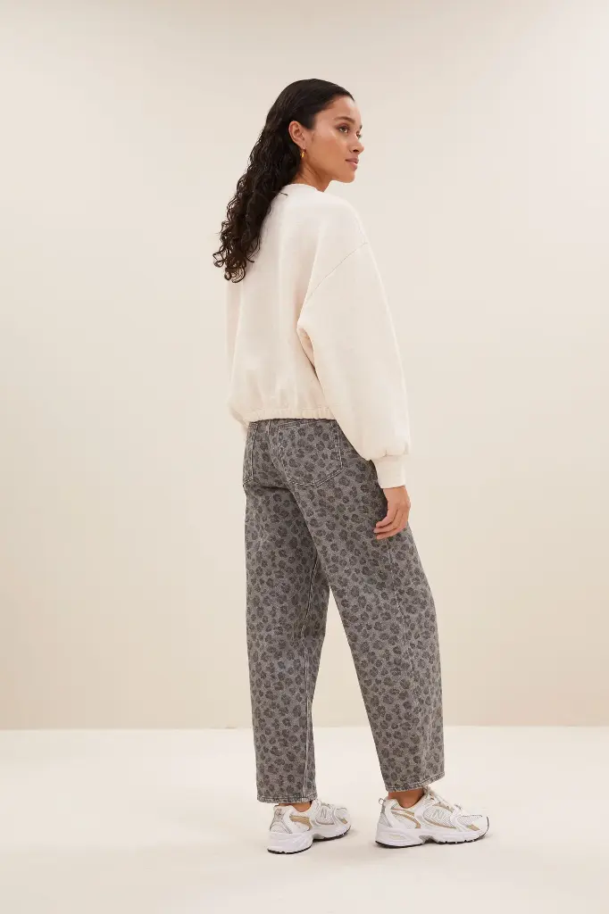 By Bar - Bodil Ready Sweater - 826 oyster melee 