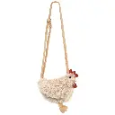 Mea Lini - Tasche Farmtier Huhn weiß