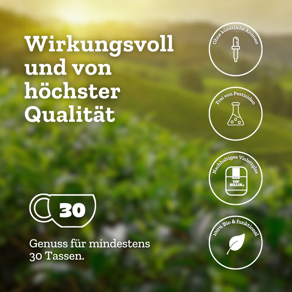 Urban Tea - Romeo Must Chai - Bio Gewürztee mit Kardamom & Nelke im Violettglas - 65g