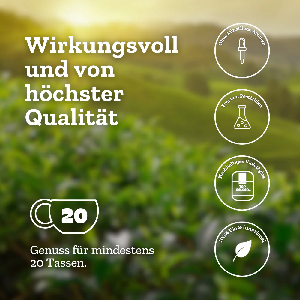 Urban Tea - Sandman - Bio Hanfteemischung mit Orange & Lavendel im Violettglas - 50g