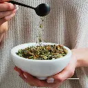 Urban Tea - Sandman - Bio Hanfteemischung mit Orange & Lavendel im Violettglas - 50g