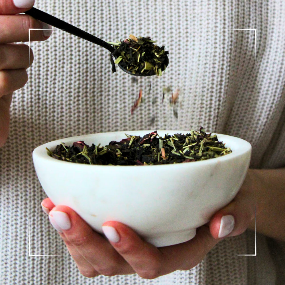 Urban Tea - Talk Dirty to me - Bio Schwarzteemischung mit Maca & Ginseng im Violettglas - 45g