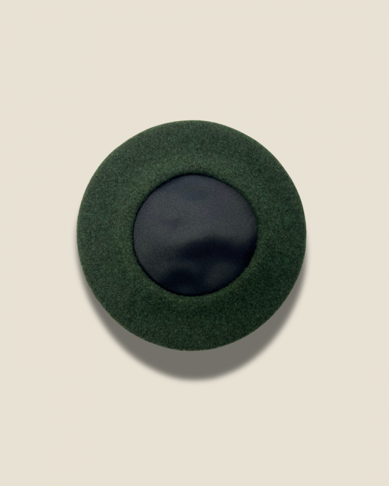 Le Beret Francais - Beret Baskenmütze - Khaki / Khaki