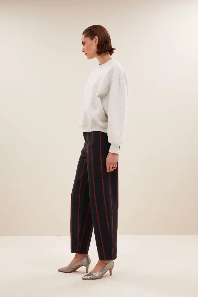 By Bar - Bibi Dance Sweater - 815 light grey melee