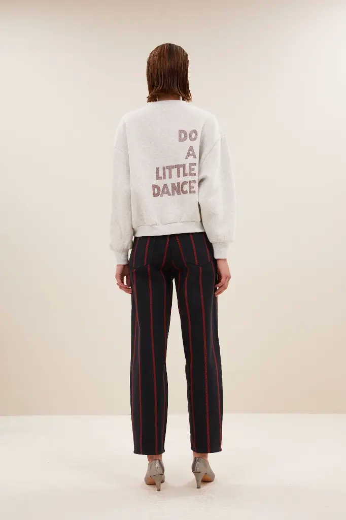 By Bar - Bibi Dance Sweater - 815 light grey melee