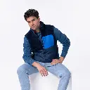 Billybelt - Sherpa Weste ärmellos - 2 material dark blue navy