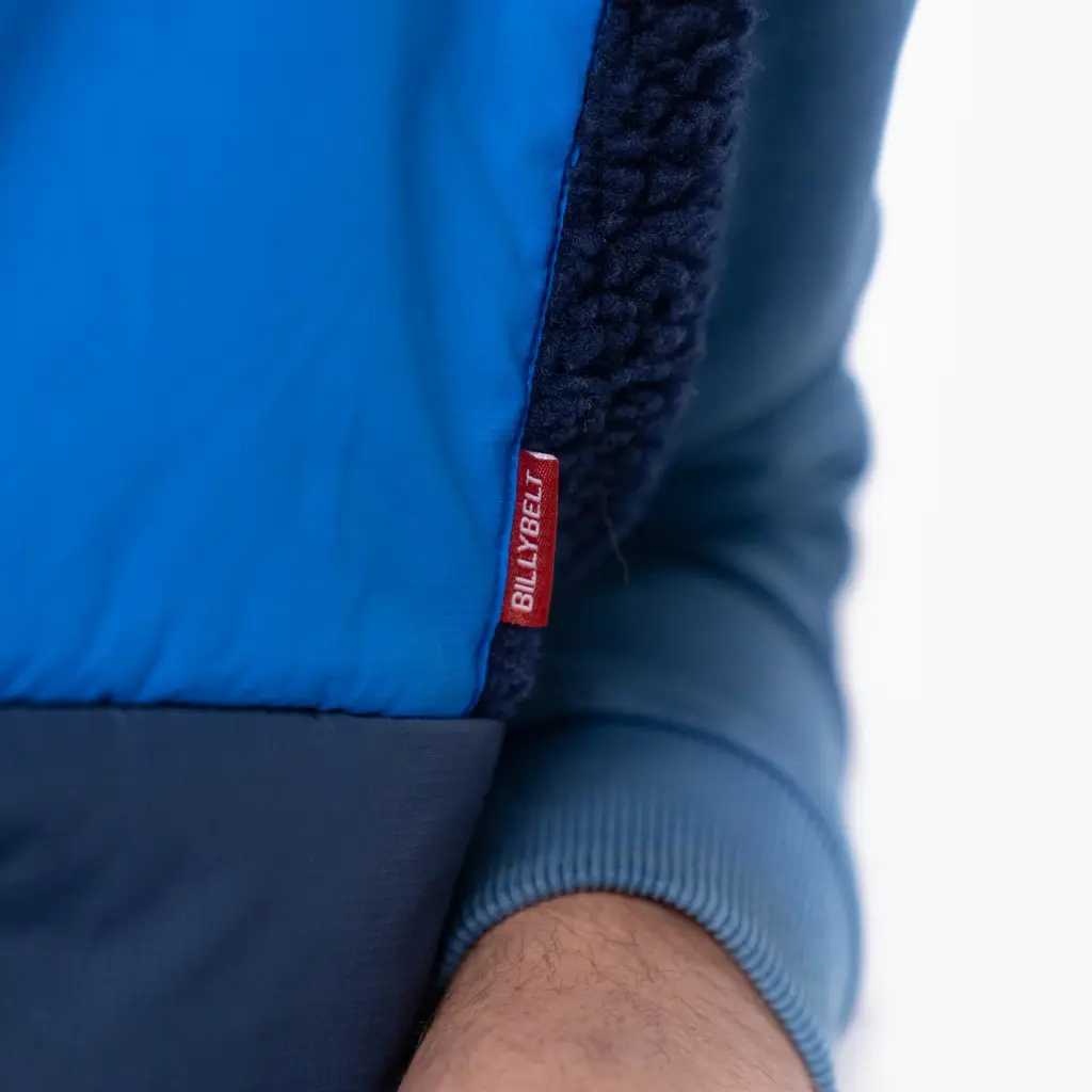 Billybelt - Sherpa Weste ärmellos - 2 material dark blue navy
