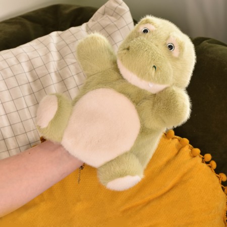 Histoire d’ours - Handpuppe Kuscheltier MARIO Croco - Podcoll