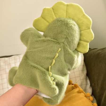 Histoire d’ours - Handpuppe Kuscheltier MARIO Dino - Podcoll