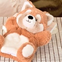 Histoire d’ours - Handpuppe Kuscheltier MARIO Panda rot - Podcoll