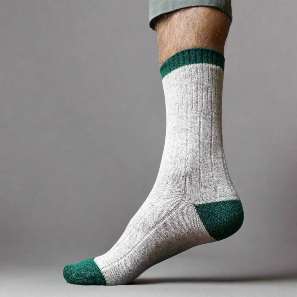 Klue - Merino Wool Socks with band | Sand green 