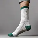 Klue - Merino Wool Socks with band | Sand green 