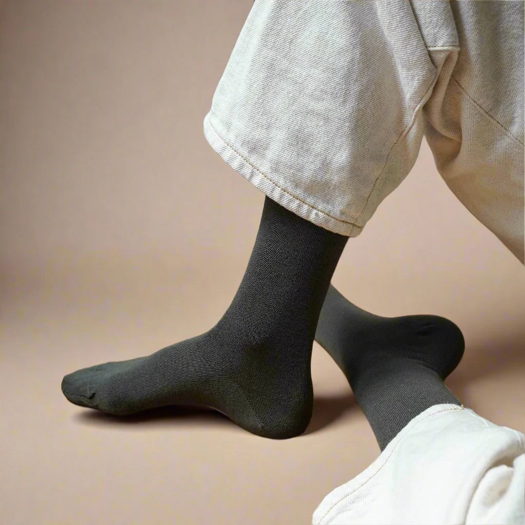 Klue - Organic solid socks | khaki