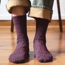 Klue - Silk and wool DUST STAR socks | Burgundy