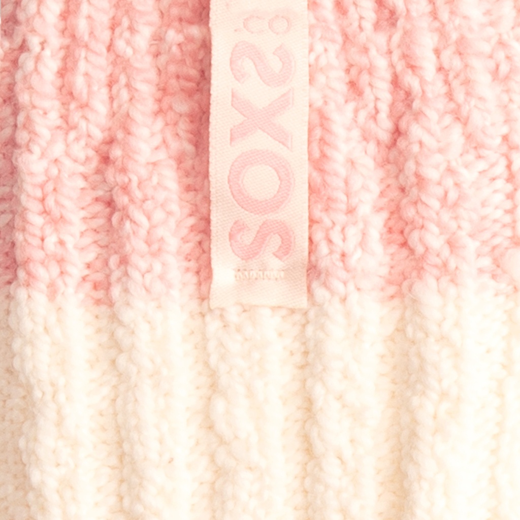 Soxs - Originals, mittelhoch, bi-c, cremefarbene Wolle, pearl blush