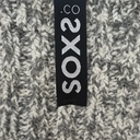 Soxs - Originals, mittelhoch, graue Wolle, jet black