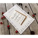 Annelis Art - Wunschzettelpapier, Din A4, 25 Blatt, Wunschzettel und winterliche Häuschen