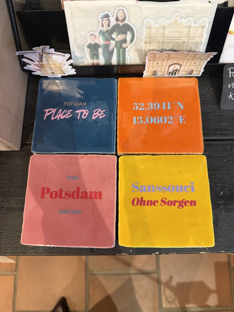 Yett tiles - Fliese/Untersetzer - Potsdam Koordinaten - stilbude