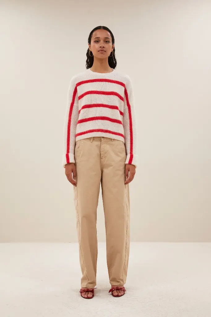 By Bar - Vide Stripe Pullover - 1321 Lollipop Stripe