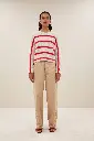By Bar - Vide Stripe Pullover - 1321 Lollipop Stripe