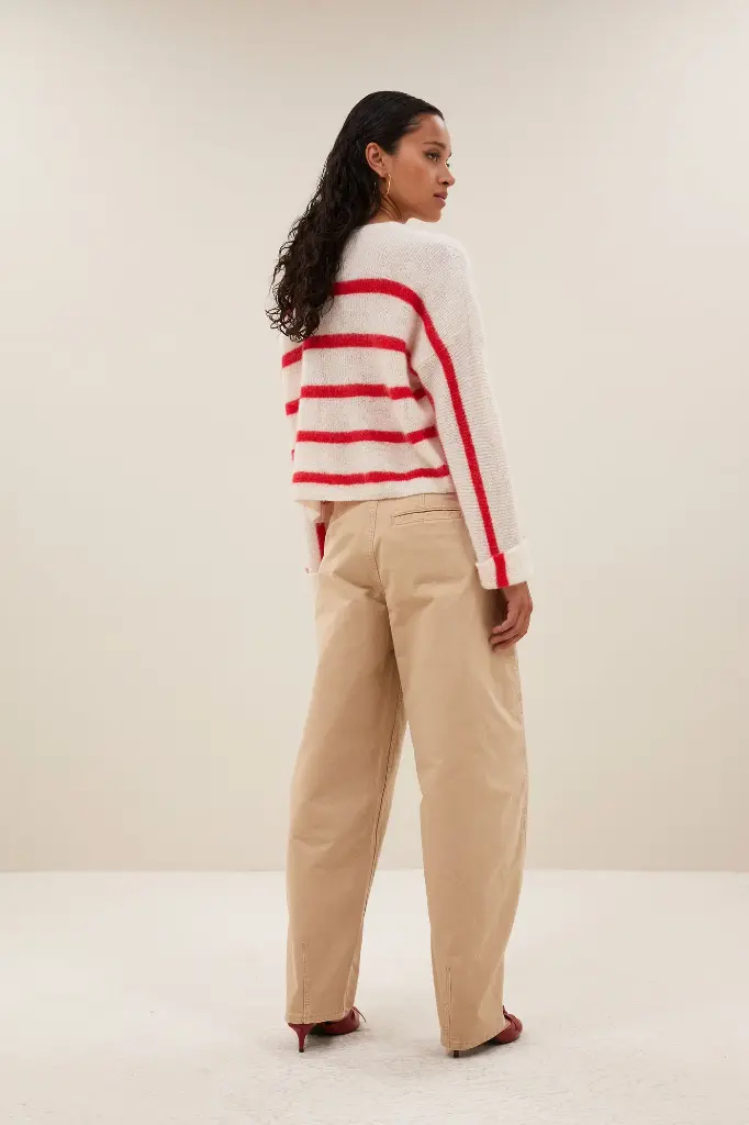 By Bar - Vide Stripe Pullover - 1321 Lollipop Stripe