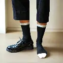 Klue - Merino Wool Socks with Bands | Black and white