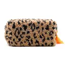 Mea Living - Komsetiktasche eckig Teddy LEO braun/orange