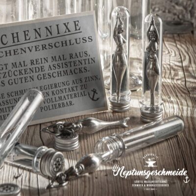 Neptunsgeschmeide - Flaschennixe Zinn - Flaschenverschluss