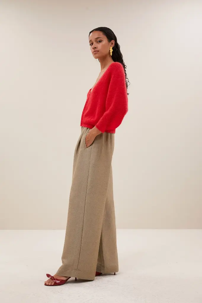 By Bar - Indra Cardigan - 1318 lollipop