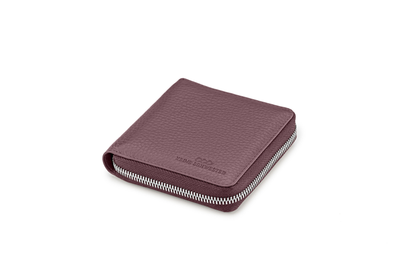 LILLE soft | mauve | silber | genarbt