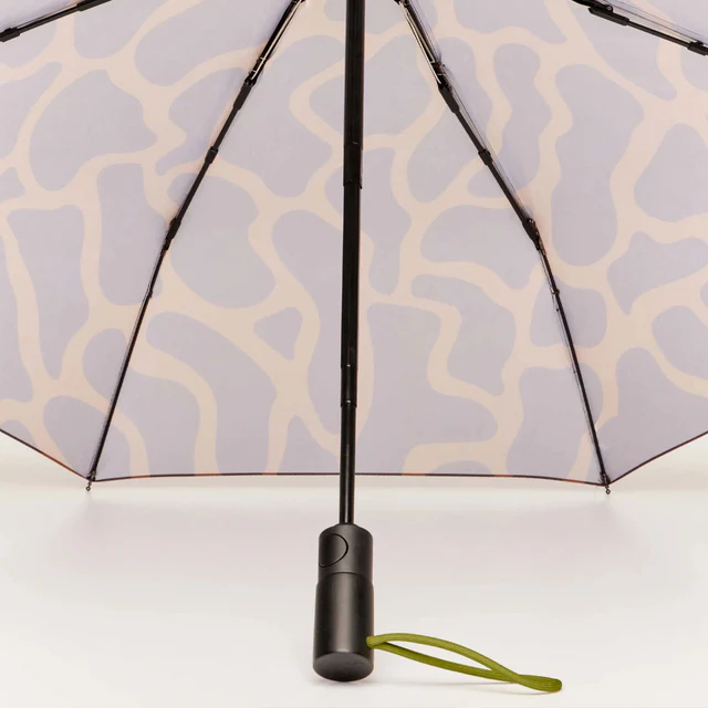 Original Duckhead - Regenschirm mit Automatik - Ripples in coffee compact umbrella 