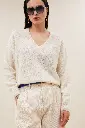 By Bar - Isja Fine Pullover - 010 off white