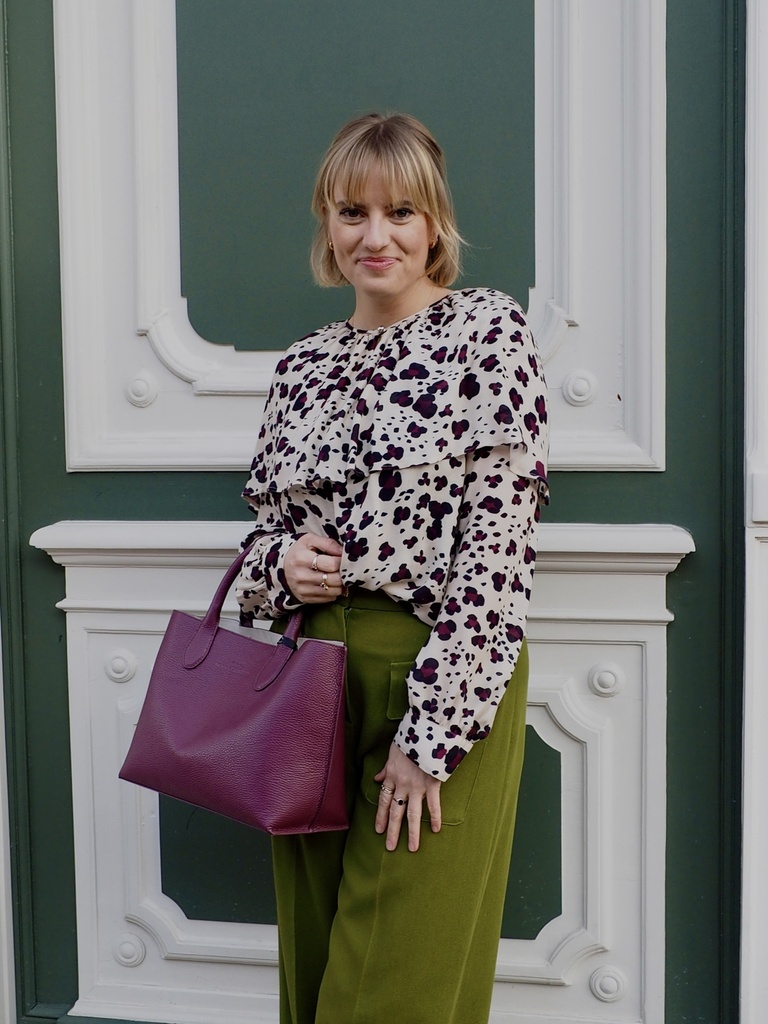 Caroline Biss - Tunika Bluse LOOSE-FITTING TOP WITH FLOUNCE EFFECT multi color