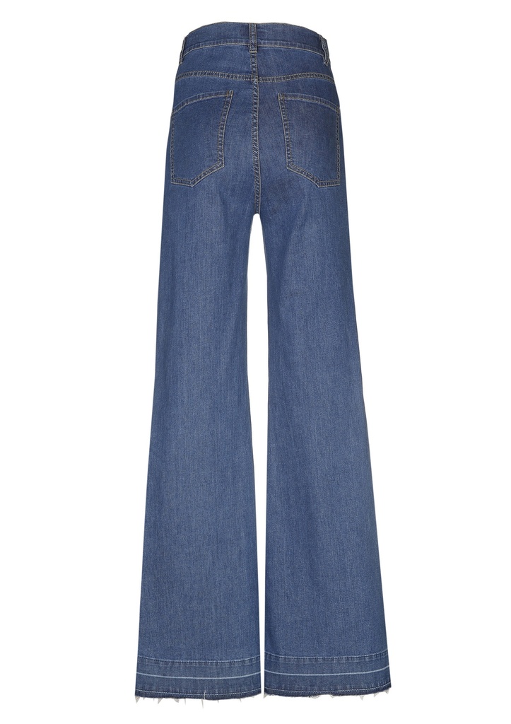 Caroline Biss - Jeanshose Knopfleiste mid blue - 1510-24