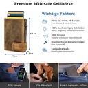 SecWal - Kartenetui mit XXL Münzfach Wiener Schachtel braun Leder