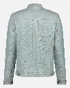Amsterdam Heritage - Herren Lederjacke MILLER - Light Grey
